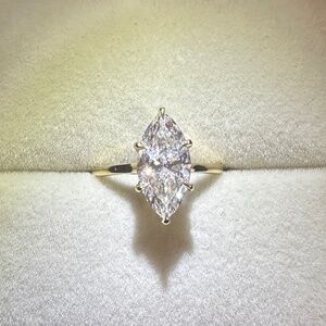 2.07 Carat Lab Diamond Marquise Ring